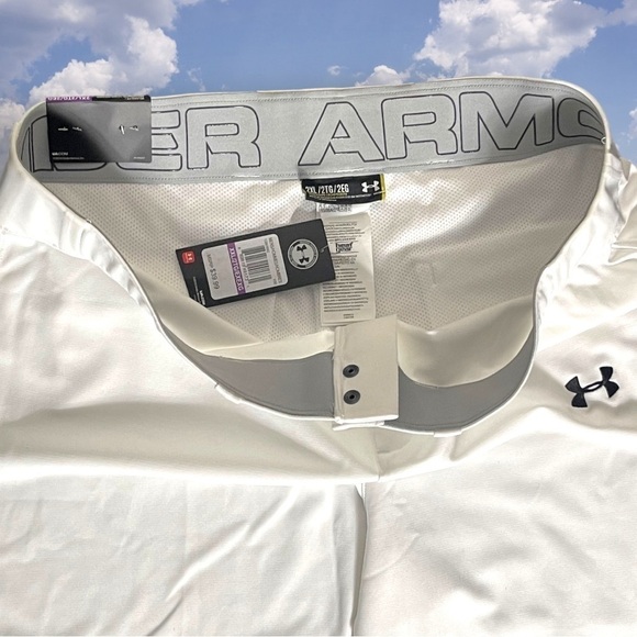 UNDER Armour New with Tags Lead Off White Relaxed Baseball Pants Size 2XL - Picture 8 of 14